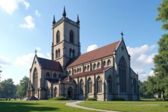 Hamar Dómtemplom lenyűgöző építészete és történelmi környezete.