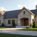 A Kirsten Flagstad Múzeum gyönyörű homlokzata a zöld környezetben.