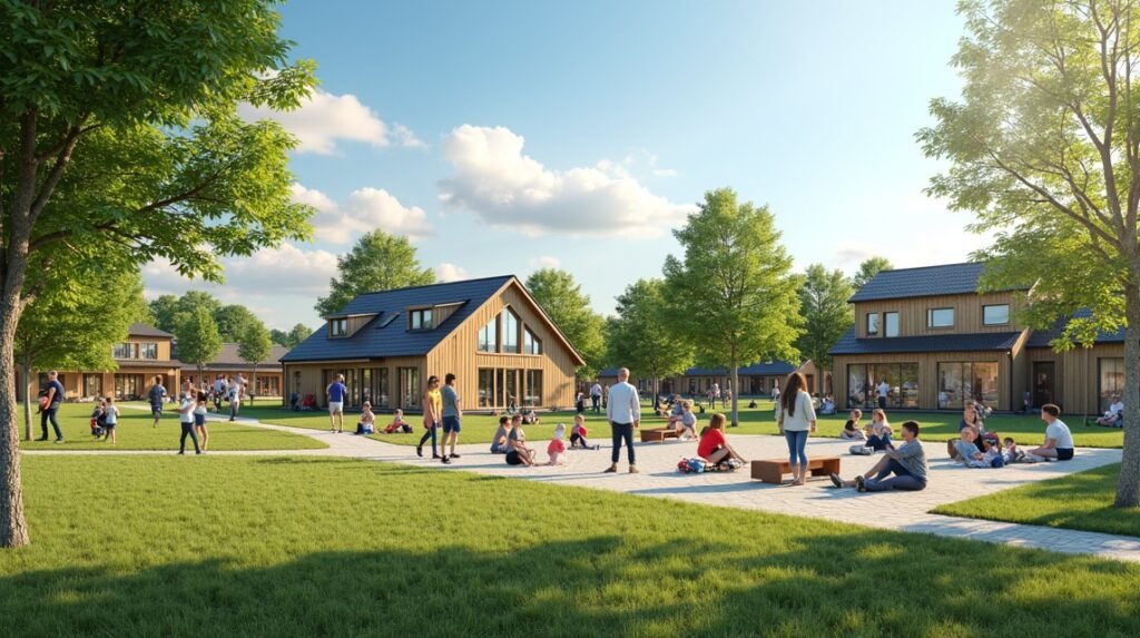 Családi programok a Foldvik Családi Parkban Larvikban.