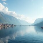 Bergen, norvég fjordok, hegyi panoráma, történelmi kikötők