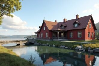 Mjøsmuseet, a cultural and historical museum in Gjøvik, Norway