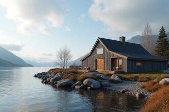 Hjertøya Halászati Múzeum környezete Molde közelében