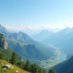 Fenséges kilátás az Alta-fjordra a Komsa-hegy kilátóból Norvégiában