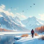 Tél az Altában: hófödte hegyek és őszi színek csodálatos tája