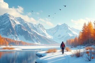 Tél az Altában: hófödte hegyek és őszi színek csodálatos tája