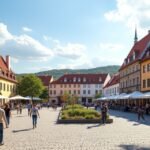 Hvidts Plass Sandefjord - hangulatos kikötői tér teraszokkal