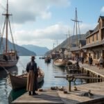 Régi hajógyár és tengerészeti élet Kristiansundban