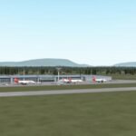 Kvernberget repülőtér, Kristiansund, Norvégia