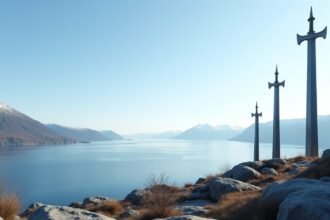 Sverd i fjell emlékmű Stavangerben, Norvégiában
