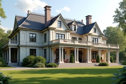 A Breidablikk villa impozáns viktoriánus építészettel Stavangerben.