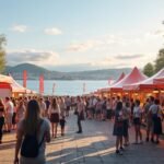 Gladmat ételfesztivál a Stavanger fjordpartján, gasztronómiai élményekkel.