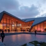 Union Scene kulturális központ Drammenben, modern építészettel és programokkal.