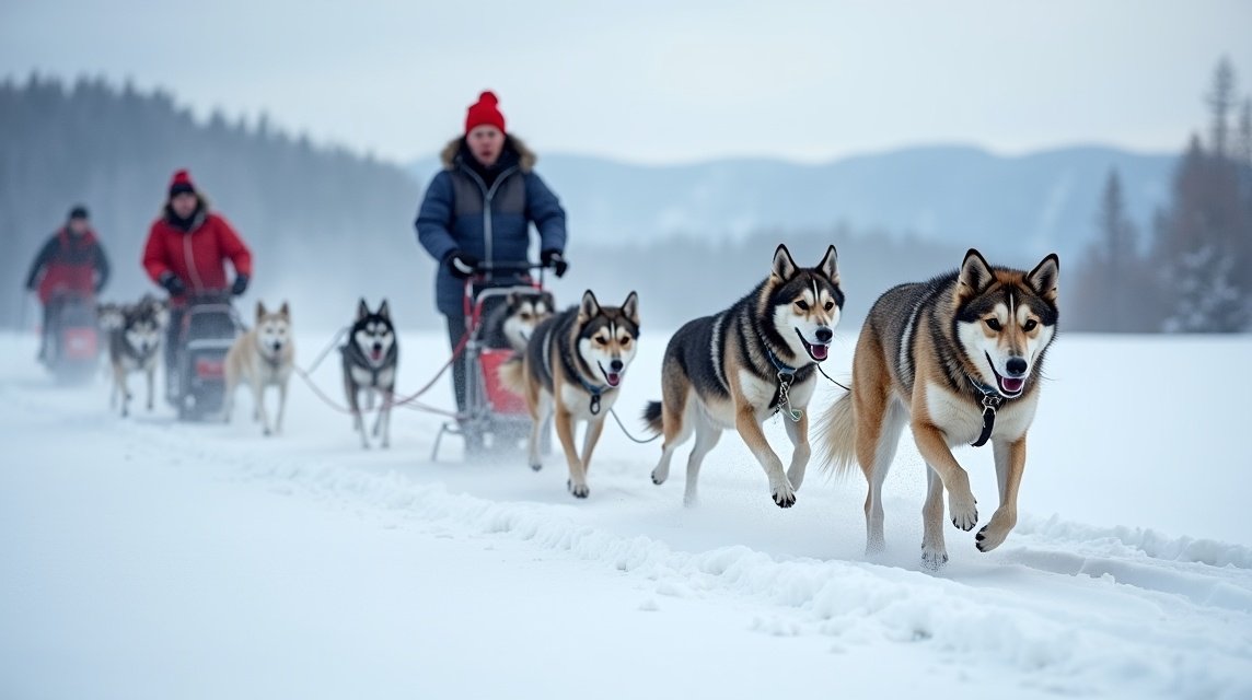 Alta sport - A Finnmarksløpet kutyaszánverseny 1 Kutyaszánverseny a Finnmarksløpet eseményen, Norvégiában