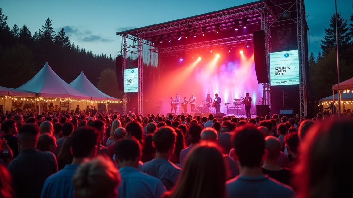 Kongsberg zene - A Jazzfesztivál nemzetközi híre 1 Kongsberg Jazzfesztivál koncertje a gyönyörű színpadon