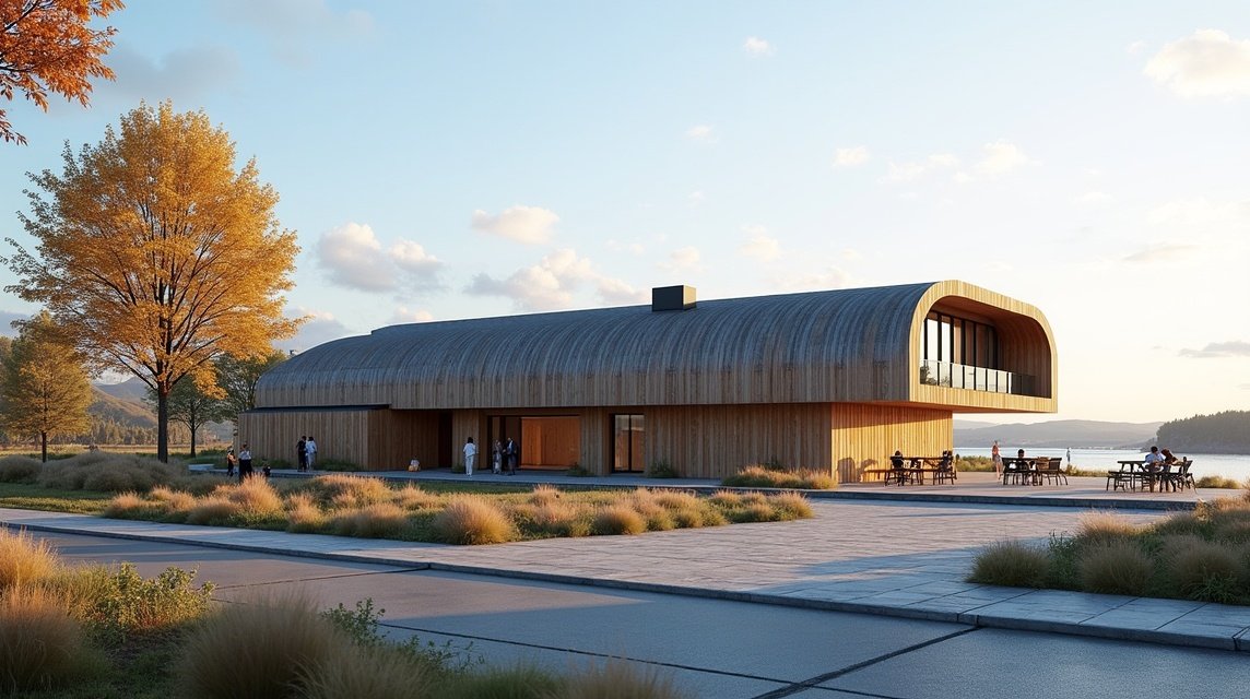 Kristiansund látnivalók - Quale háza (Kulturális központ) 1 Quale ház Kristiansundban, modern kulturális központ Norvégiában.