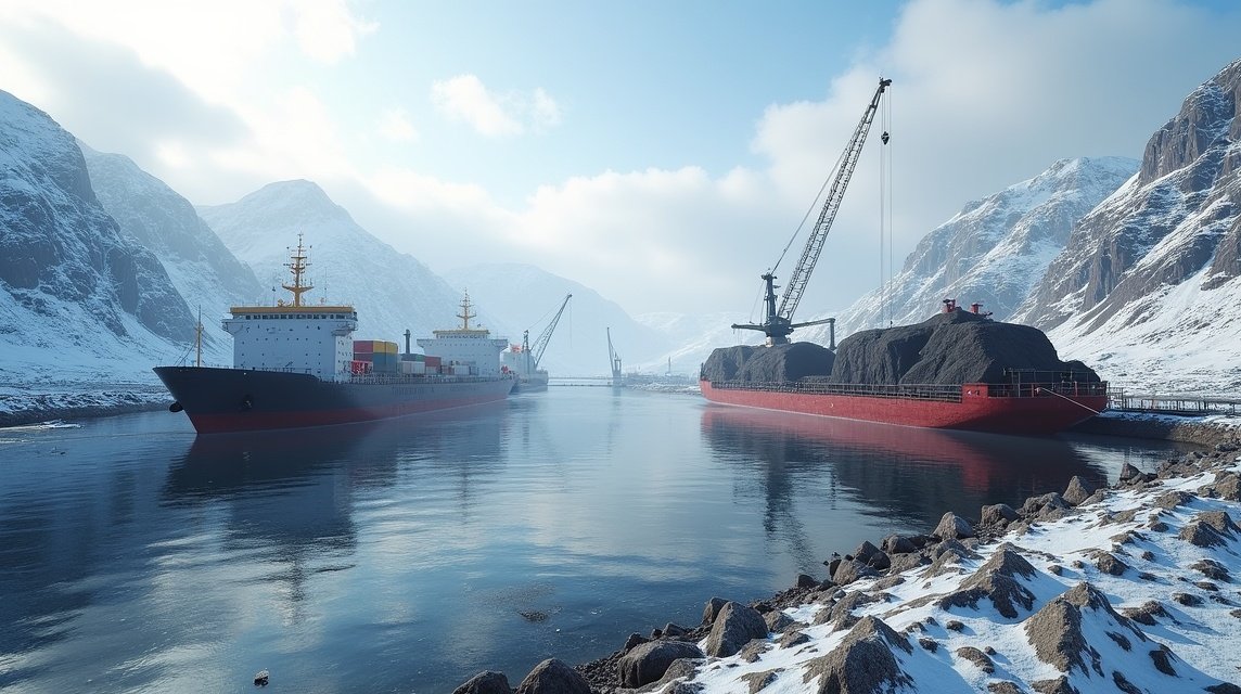 Narvik ipar - A svéd vasérc kikötője 1 Narvik kikötője, vasérc szállítmányozás Norvégiában