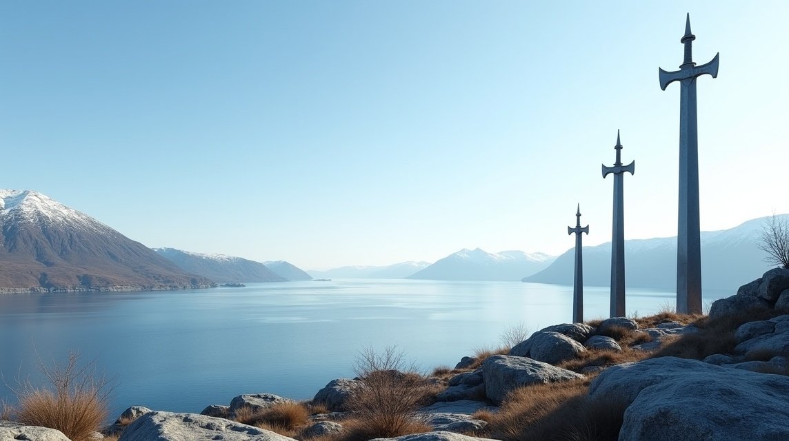 Sverd i fjell emlékmű Stavangerben, Norvégiában