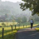 Csendes kerékpározás az Őrségben, bájos táj és erdők között