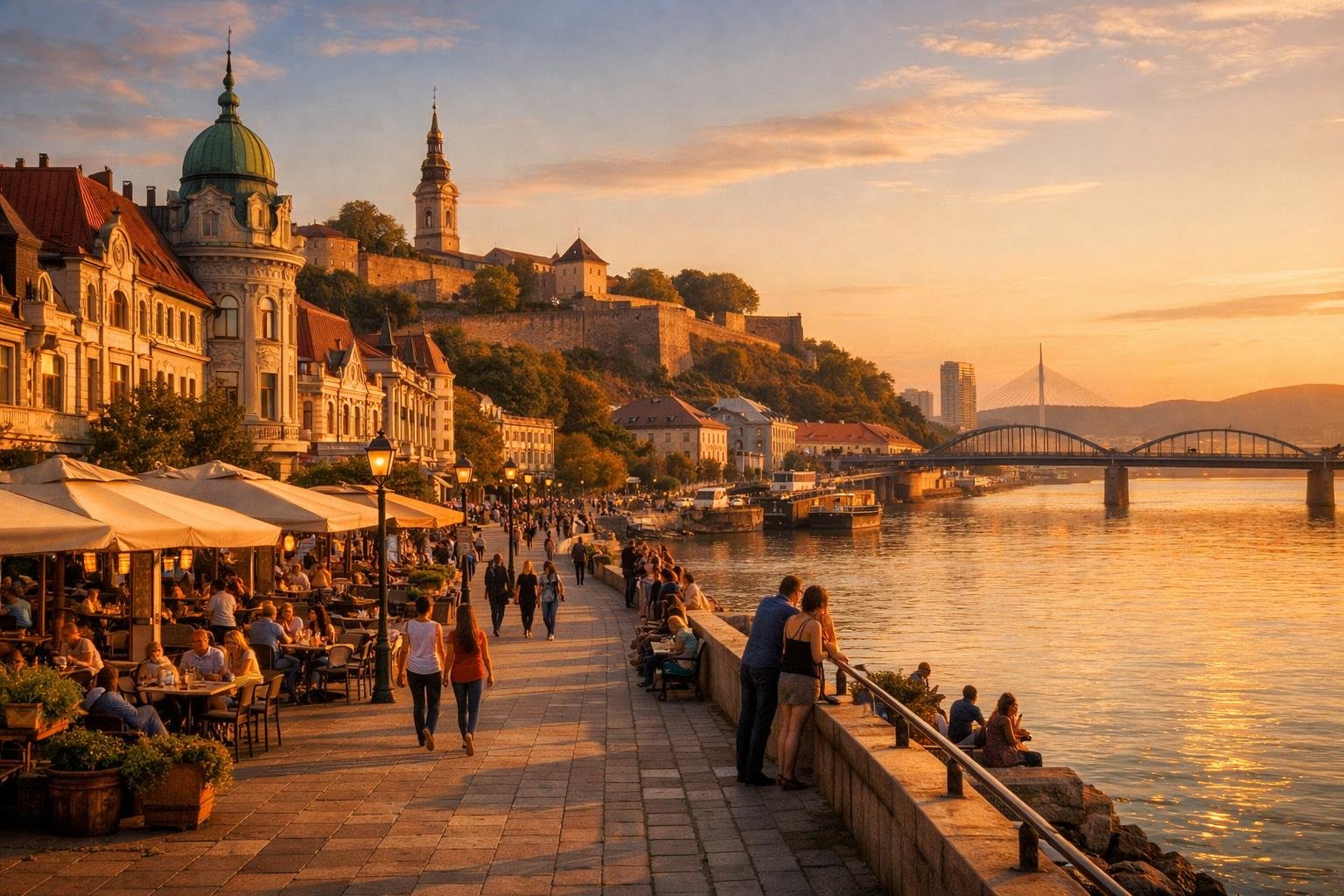 Belgrád fényűző éjszakái és Szabadka szecessziós palotái a Balkán varázsában.